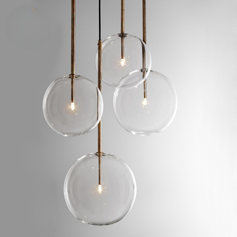 Switching Coffee To Tea - Luminaires suspendus créatifs nordiques en verre