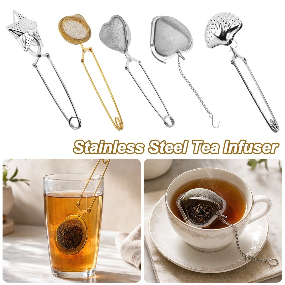 Tea Strainer Mesh - Infuseur à thé créatif en acier