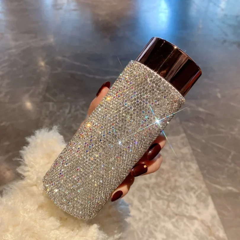 Water Tea And Coffee - Tasse Thermos Portable Bling avec Infuseur