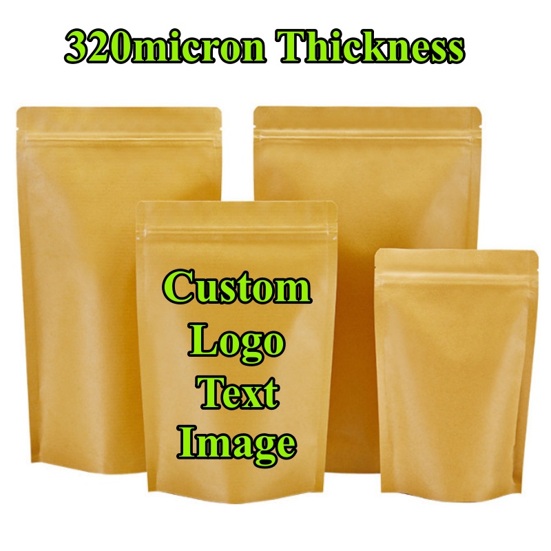Coffee Tea House - 100 Sachets Doypack en Papier Kraft
