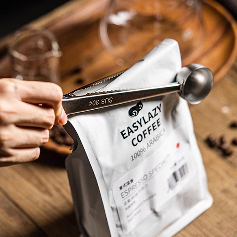 Coffee Tea Leaf - Nouvelle cuillère à café en acier