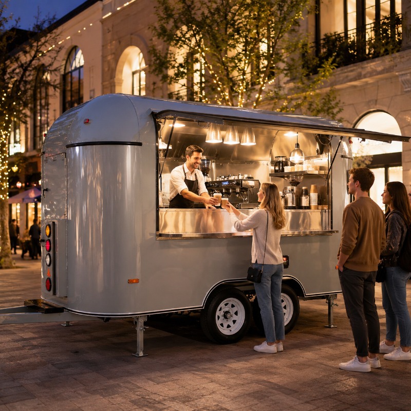 Food Truck Mobile avec Cuisine - Coffee Tea Equipment avis et prix