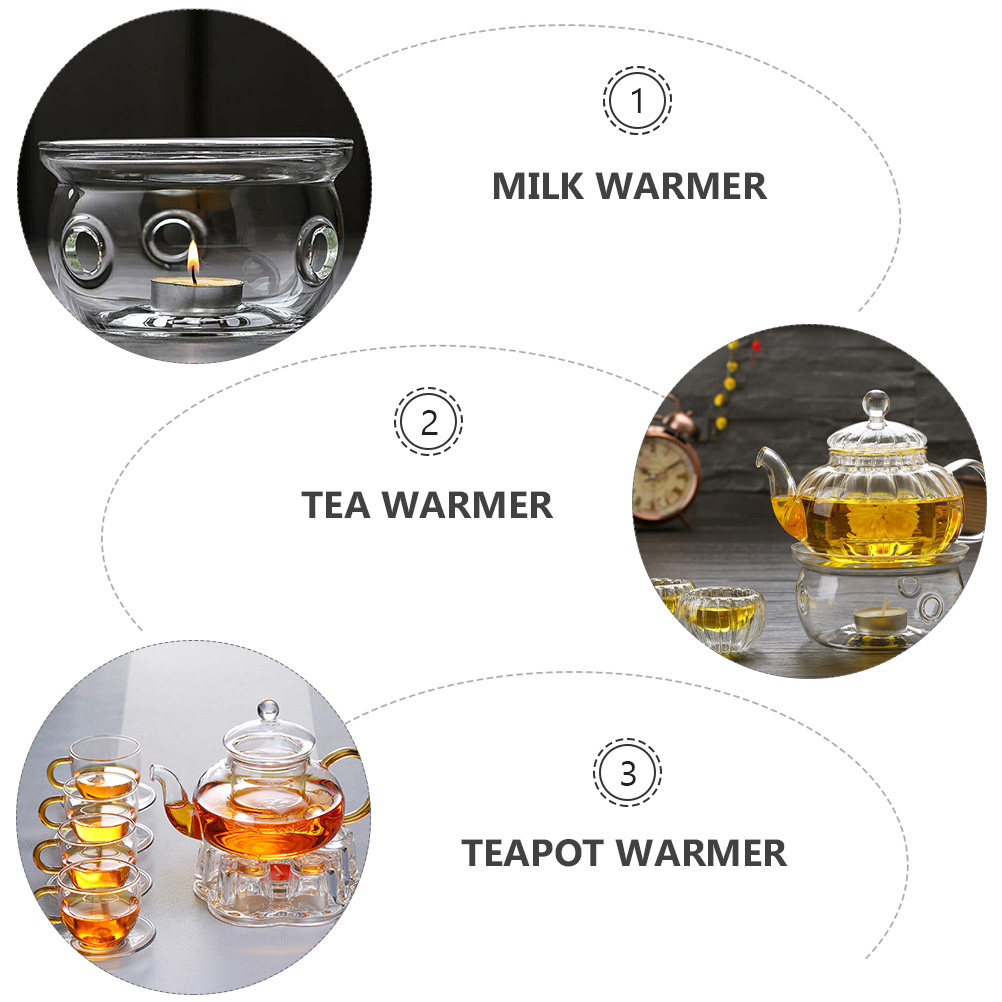 Lot de 2 chauffe-thé en verre  - Coffee Tea House avis et prix