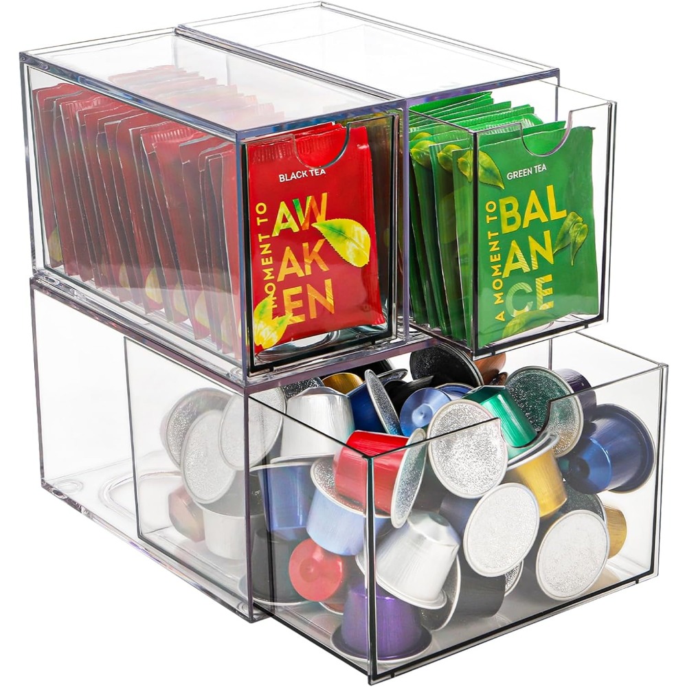 Organisateur de dosettes de ca - Coffee Tea Drawer Organizer avis et prix