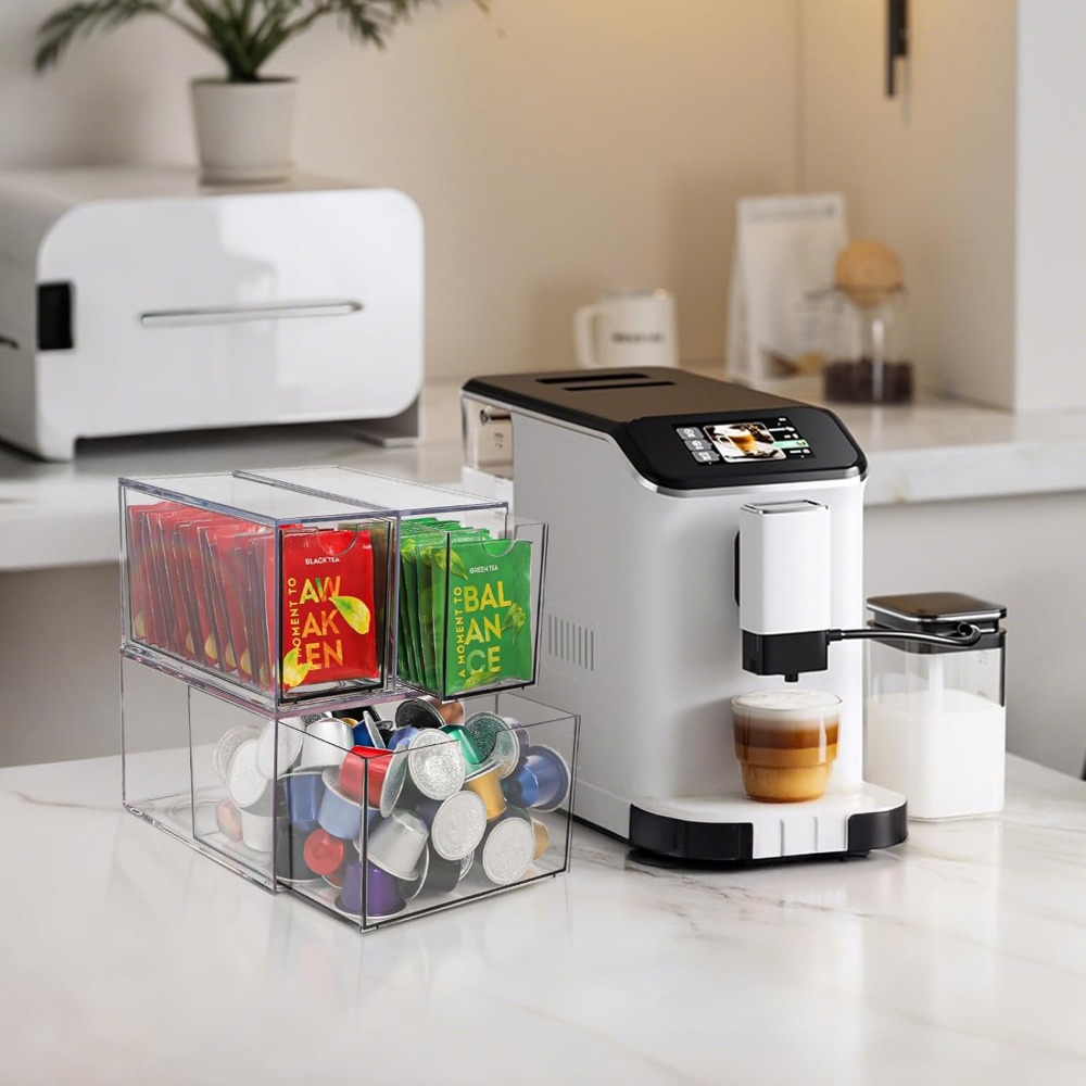 Organisateur de dosettes de ca - Coffee Tea Drawer Organizer avis et prix