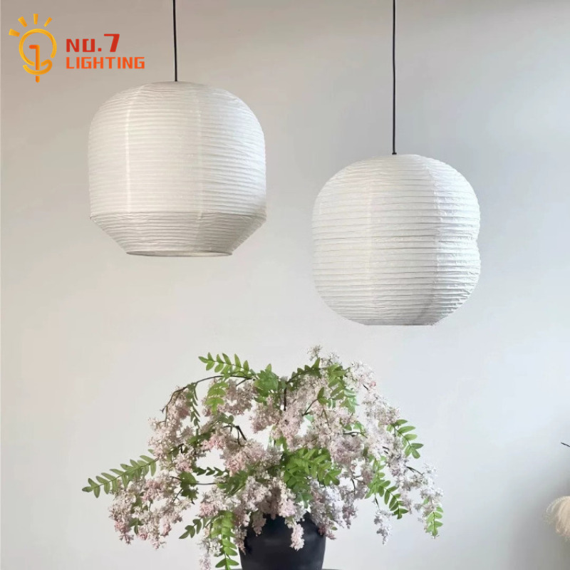 Lampe suspendue en papier de r - Switching Coffee To Tea avis et prix