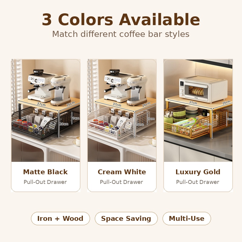 Étagère de rangement pour mach - Coffee Tea Drawer Organizer avis et prix